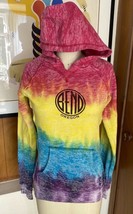MV Sport Bend Oregon Hoodie KID XL Teen tie dye Courtney Burnout V-Notch  - $14.85