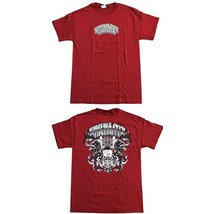2013 Silver Run Virginia City Motorcycle Rally T Shirt Sz M Red Biker Sk... - $15.79