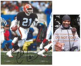 Eric Metcalf signed Cleveland Browns football 8x10 photo Proof COA autographed - £50.48 GBP