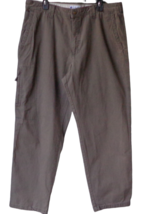 Columbia Sportswear 0207AM8255 Brown Canvas Multi Pocket Pants Mens Sz 38 x 32 - £14.85 GBP