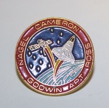 Nasa Astro 1 Space Shuttle STS-33 Nagel Cameron Ross Metal Enamel Pin New Unused - $4.99