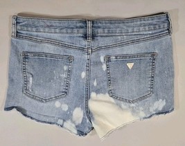 Guess Distressed Short Womens Stretch Denim Size 30 Actual 32 With 2&quot; In... - €13,05 EUR