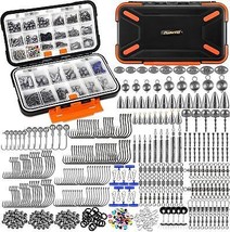 264 397pcs Fishing Accessories Kit Organized Fishing Tackle Box with Tackle Incl - £45.88 GBP