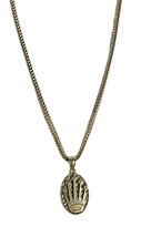Unisex Necklace 10kt Yellow Gold 399103 - £233.77 GBP