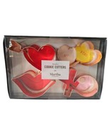 Valentine Love Cookie Cutters Martha Stewart Cooper Plate Stainless Stee... - £14.26 GBP