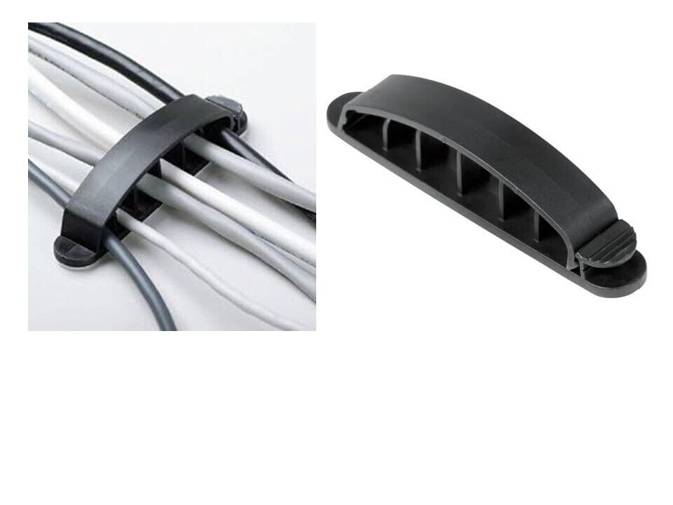 Gardner Bender GCC-006 Cable Management Clips, Black - $6.93