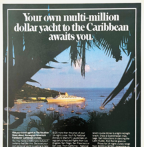 1978 National Airlines Advertisement Vintage Aviation Caribbean Yacht DW... - $35.02 CAD