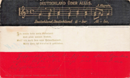 German National ANTHEM~1901 Franz Huld Postcard To Chicago Fine Arts Bldg - £6.13 GBP