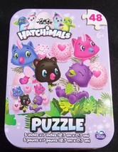 Hatchimals mini puzzle in collector tin 48 pcs New Sealed #3 - $4.00