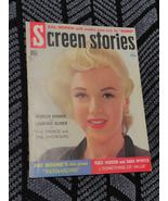 marilyn monroe cover,screen stories 1957 magazine - £60.59 GBP