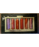 La Muse Deep Color Lip Balm Collection Set 6 Colors Rich In Vitamin A &amp; E - £16.36 GBP