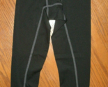 NEW Kids Base Layer Pants sz 6 black microfiber thermal underwear winter... - £5.90 GBP