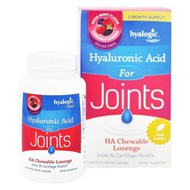 Hyalogic Hyaluronic Acid for Joints HA Chewable Mixed Berry, 60 Lozenges - £25.57 GBP