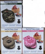 NOSTALGIA 5&#39;&#39; Mini WAFFLE MAKER New Animal Print OR Camo you CHOOSE ONE ... - £12.71 GBP