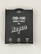Rapco  DB-100 Direct Box Musical Instrument Music DI Input Output Mixing - €11,90 EUR Rapco  DB-100 Direct Box Musical Instrument Music DI Input Output Mixing - €11,90 EUR