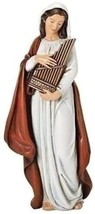 St Cecilia Catholic Figurine 6 Inch Patron Saint Musicians - £19.77 GBP