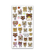 CUTE TEDDY BEAR STICKERS Raised Puffy Vinyl Sticker Sheet Kids Craft Scr... - $3.41 CAD