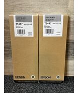 2X Genuine Epson T5447 220ml Ink Cartridges Light Black for Stylus 4000/... - €85,79 EUR