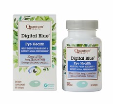 Quantum Health Digital Blue Softgels, Eye Supplement, Blue Light - Lutein, Ze... - £15.38 GBP