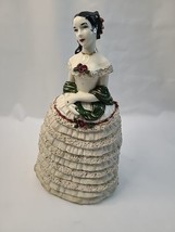 Vintage 50s Bisque Porcelain Senora Figurine Statue Sunkroft 1952 D Birchall Art - £25.94 GBP