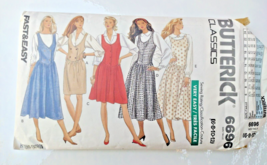 Vintage Butterick 6696 Misses Jumper Dress Fast & Easy Sewing Pattern - $4.90