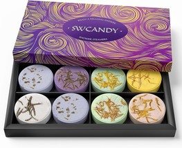 Shower Steamers Aromatherapy Birthday Gifts for Women - SWCANDY 8 Pcs Bath Bombs - £18.37 GBP