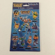 Cubix Robots For Everyone Sticker Sheets Dondon Maxim X Vintage 2001 - £11.80 GBP