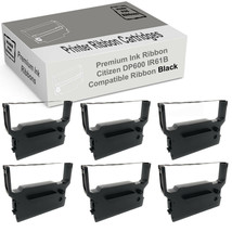Compatible Citizen DP600 IR61B Black Ribbon (Black, 6 Pack) - £11.73 GBP