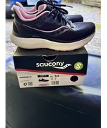 Saucony Hurricane 23 running shoe Women’s Size 5.5 Black Pink Sneaker - $119.40 CAD