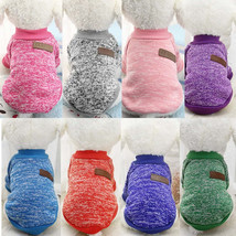 Dog Clothes for Small Dogs Soft Pet Dog Sweater Clothing for Dog Winter ... - £10.67 GBP+