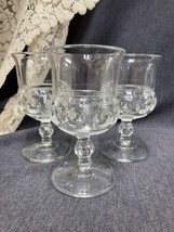 Lot Of 3 Tiffan Kings Crown Water Goblets Excellent Condition 5 3/4” - $17.08