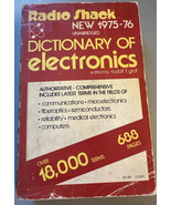 RADIO SHACK DICTIONARY OF ELECTRONICS 1975-76 Vintage Technology Book Ma... - £6.04 GBP