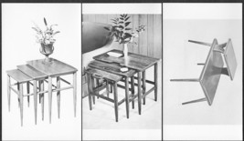 (3) 1950s Furniture Ad Postcards - Lane Co., Pilliod Cabinet, Mersman Bros. - £9.94 GBP