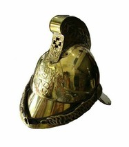 Medeival Brass Fire Brigade Fighter Fireman Helmet - $140.59