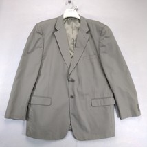 Jeffrey Banks Mark Perfect Poplin Taupe Blazer Men&#39;s 50L Sports Coat Sui... - $45.00