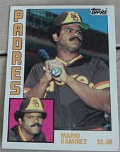 Mario Ramerez Padres 1984  #94 Topps Baseball Card, VG COND - £0.78 GBP