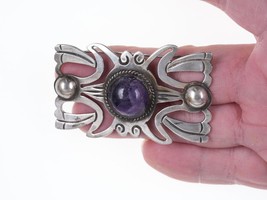 1940&#39;s Art deco Mexican Sterling/turquoise brooch - £69.01 GBP