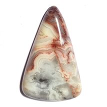 20.24 Carats TCW 100% Natural Beautiful Crazy Lace Agate Pear cabochon Gem by DV - £14.70 GBP