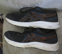 Asics Mens Gel Contend 7 1011B040 Running Shoes Sneakers Size 12 Black Orange - £21.04 GBP