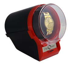  Watch Winder Case Box Storage Timer Black / Red  Automatic  Diplomat - £47.04 GBP
