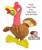 FGTeeV Gurkey Turkey 6 inch Stuffed Animal Turkey Bird - $4.95