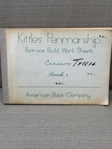 Vintage 1961 Kittle’s Penmanship Cursive Book 8 Retrace Build Worksheets... - €15,62 EUR
