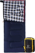 Redcamp Outdoors Cotton Flannel Sleeping Bag For Backpacking And Camping, Warm - $51.94