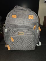 BobbleRoo Diaper Bag Backpack Multi Pockets Compartment Travel 26L Gray - $8.00