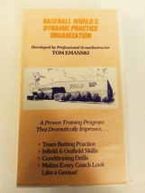 Baseball World&#39;s Dynamic Practice Orginization VHS Video Cassette Like New - £14.09 GBP