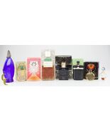 Lot of 8 Vintage Designer Perfumes and Empty Bottles, Great Collection - $411.89