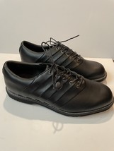 Hi-Tec Black Mens Leather Golf Shoes Hi-tech Size Size 10 MM500 EUC - £33.45 GBP