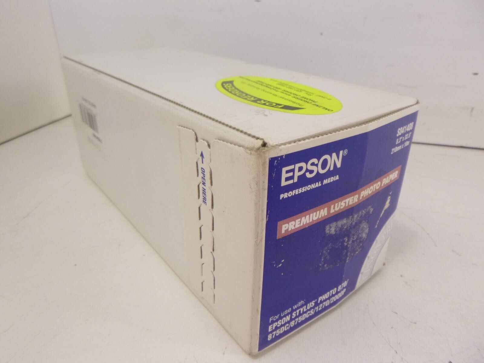 Epson S041408 Premium Luster Photo Paper Roll 8.3" x 32.8" C13S041408 - $31.96