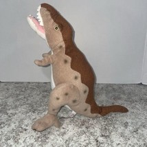 Aurora T-Rex Tyrannosaurus Dinosaur 17&quot; Brown Plush Stuffed Jurassic Animal Toy - $8.77