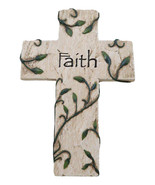 Inspirational Vintage Tuscany Faith Olive Branches Decorative Wall Cross... - $34.24 CAD